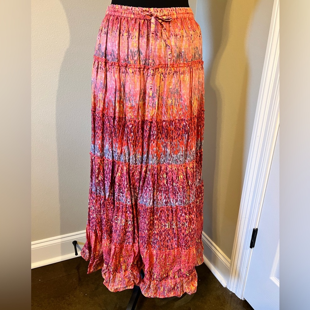 Jane Ashley Lined Maxi Skirt